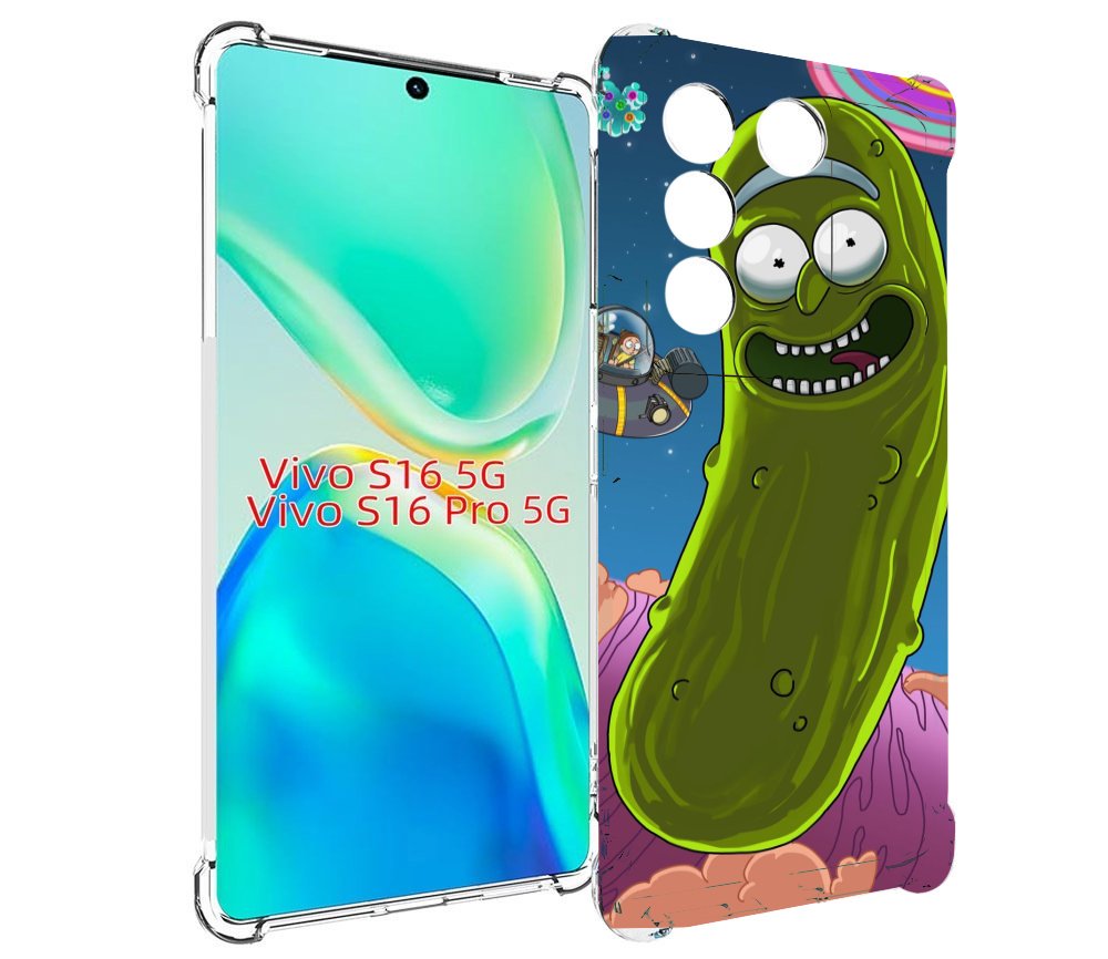 

Чехол MyPads Рик огурец для Vivo S16 5G/S16 Pro 5G/V27/V27 Pro, Tocco