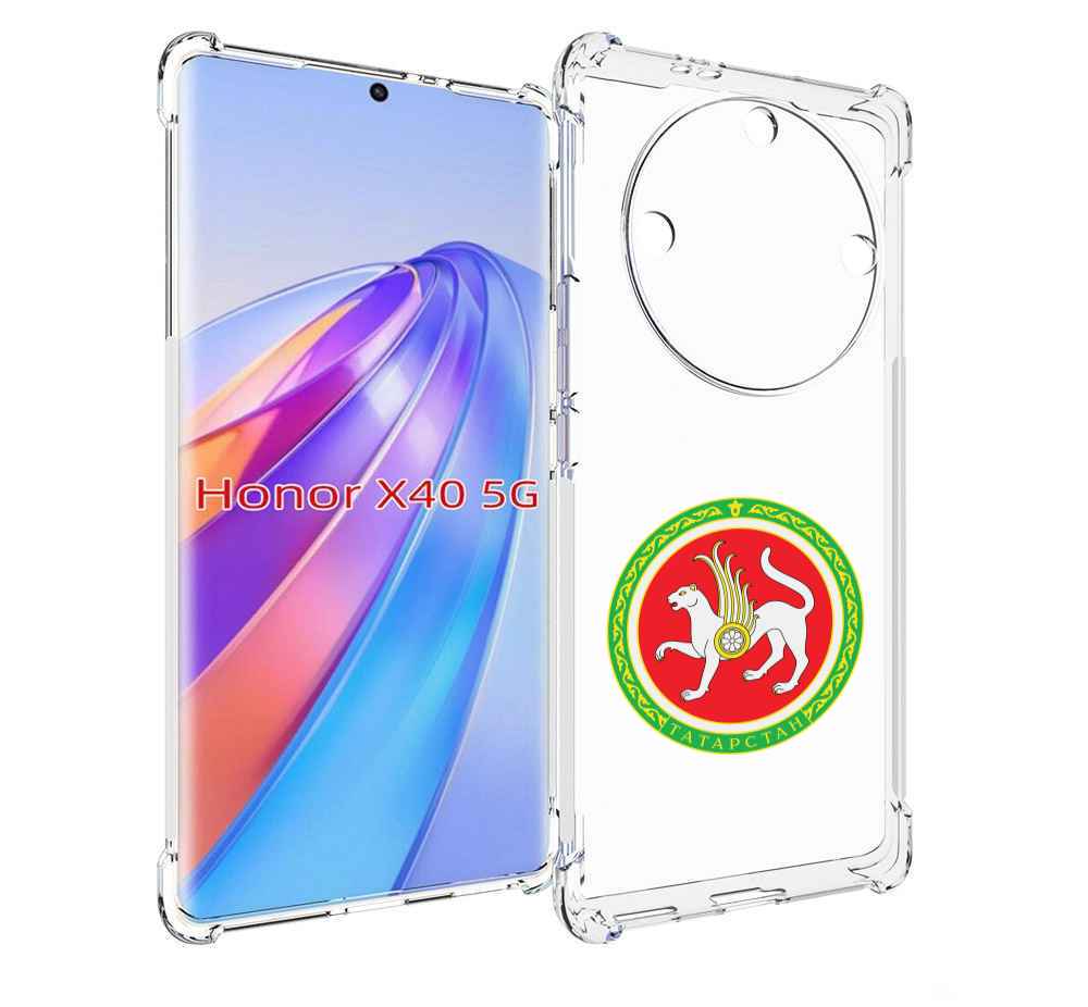 

Чехол MyPads герб-татарстан-казань для Honor X40, Прозрачный, Tocco