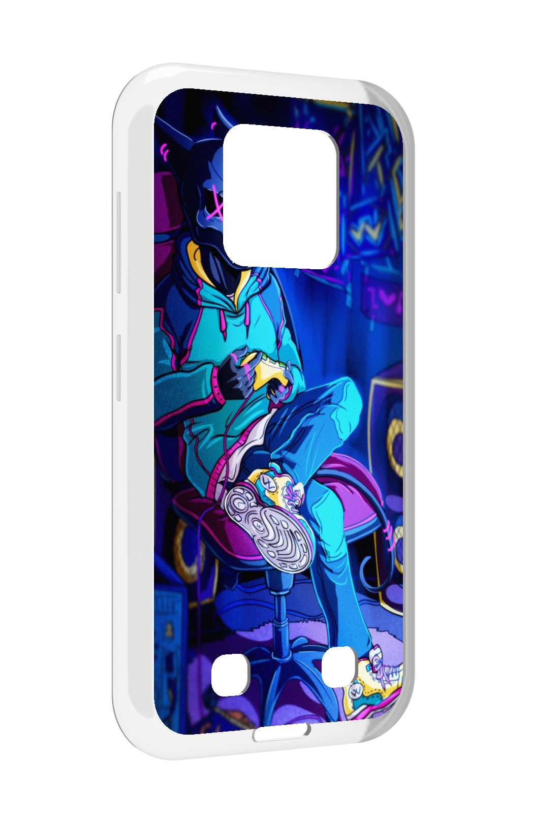 

Чехол MyPads киберпанк игрок для Oukitel WP18, Прозрачный, Tocco