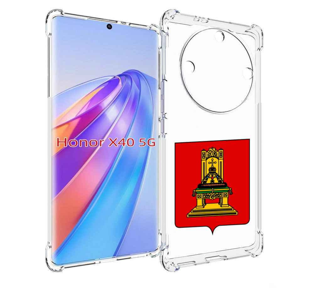 

Чехол MyPads герб-тверская-область для Honor X40, Прозрачный, Tocco