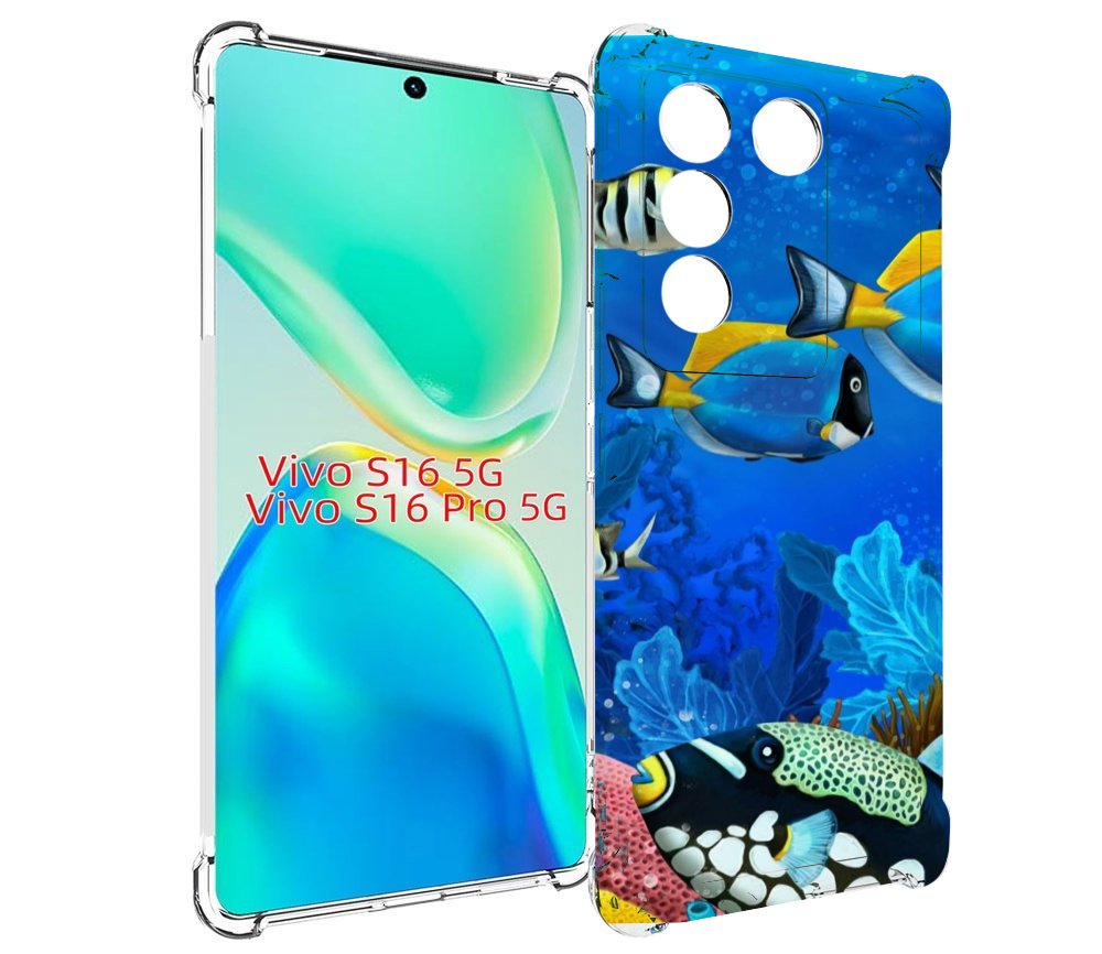 

Чехол MyPads Рыбки для Vivo S16 5G/S16 Pro 5G/V27/V27 Pro, Tocco