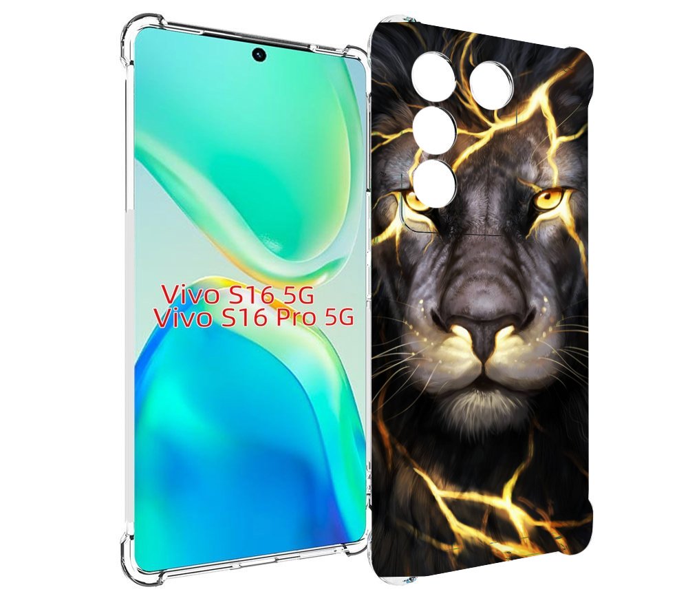 

Чехол MyPads Светящийся-лев мужской для Vivo S16 5G/S16 Pro 5G/V27/V27 Pro, Tocco