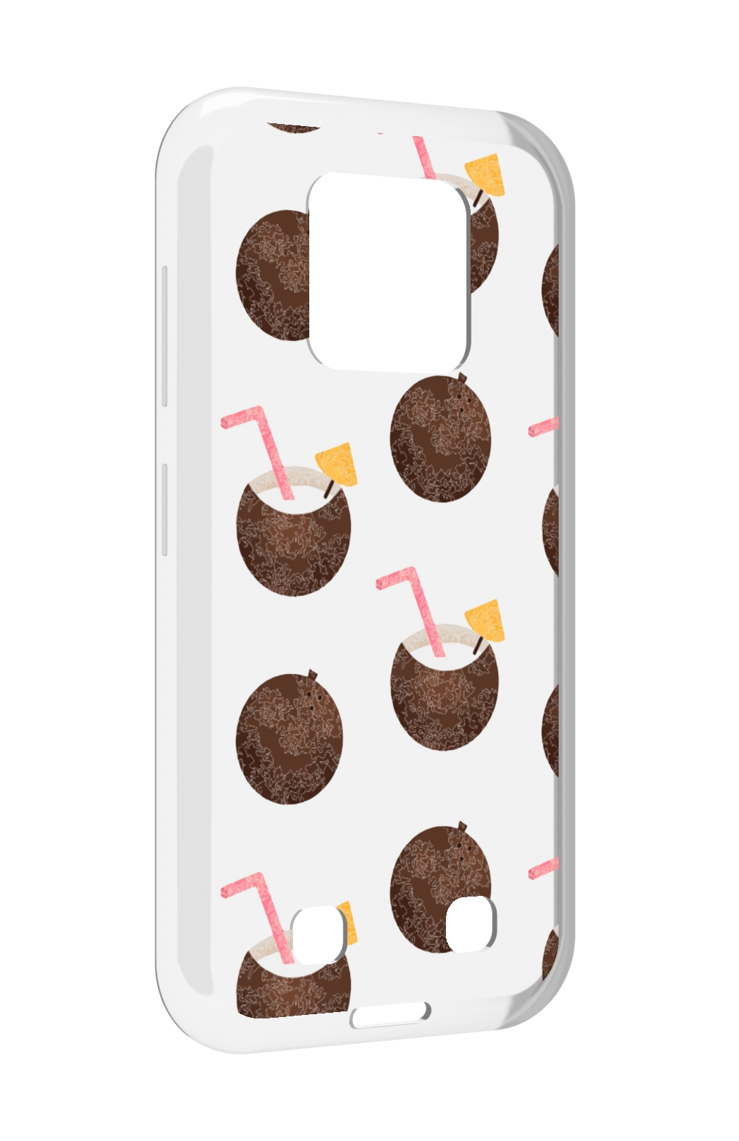 

Чехол MyPads кокосики для Oukitel WP18, Прозрачный, Tocco
