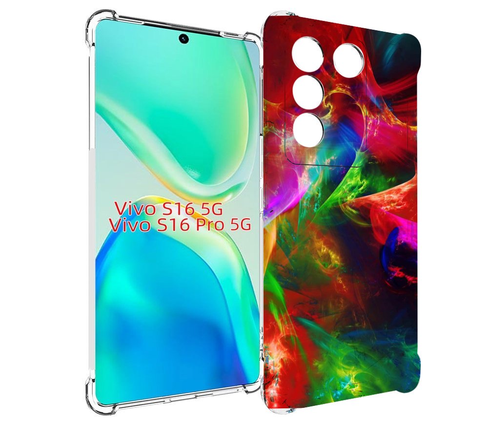

Чехол MyPads Сияние-красок для Vivo S16 5G/S16 Pro 5G/V27/V27 Pro, Tocco