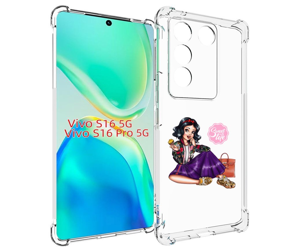 

Чехол MyPads Сладкая-жизнь женский для Vivo S16 5G/S16 Pro 5G/V27/V27 Pro, Tocco