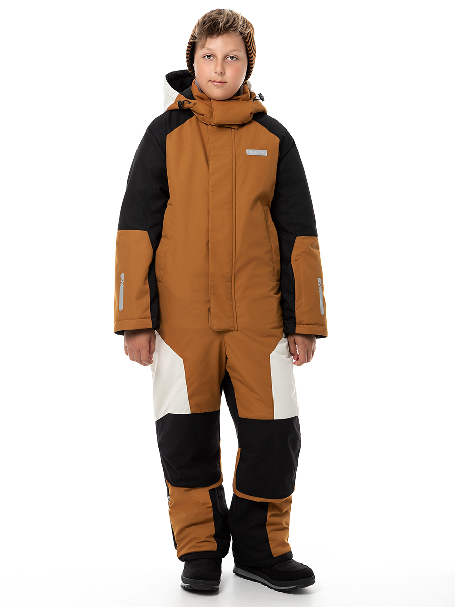

Комбинезон детский NIKASTYLE 8з6924, кэмел/черный, 164, Коричневый;черный, 8з6924