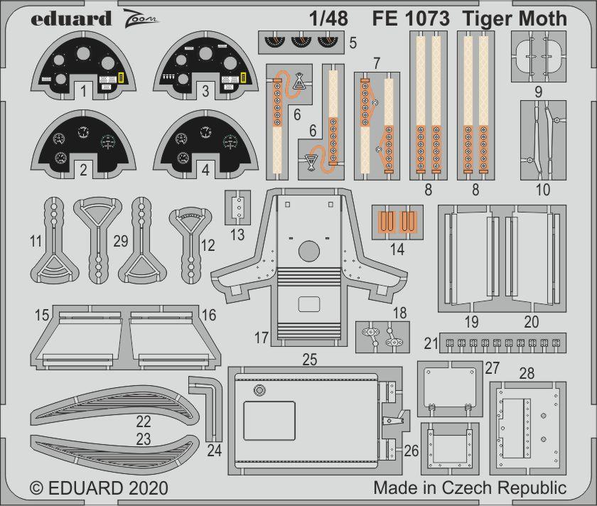 

Фототравление Eduard 1/48 Tiger Moth