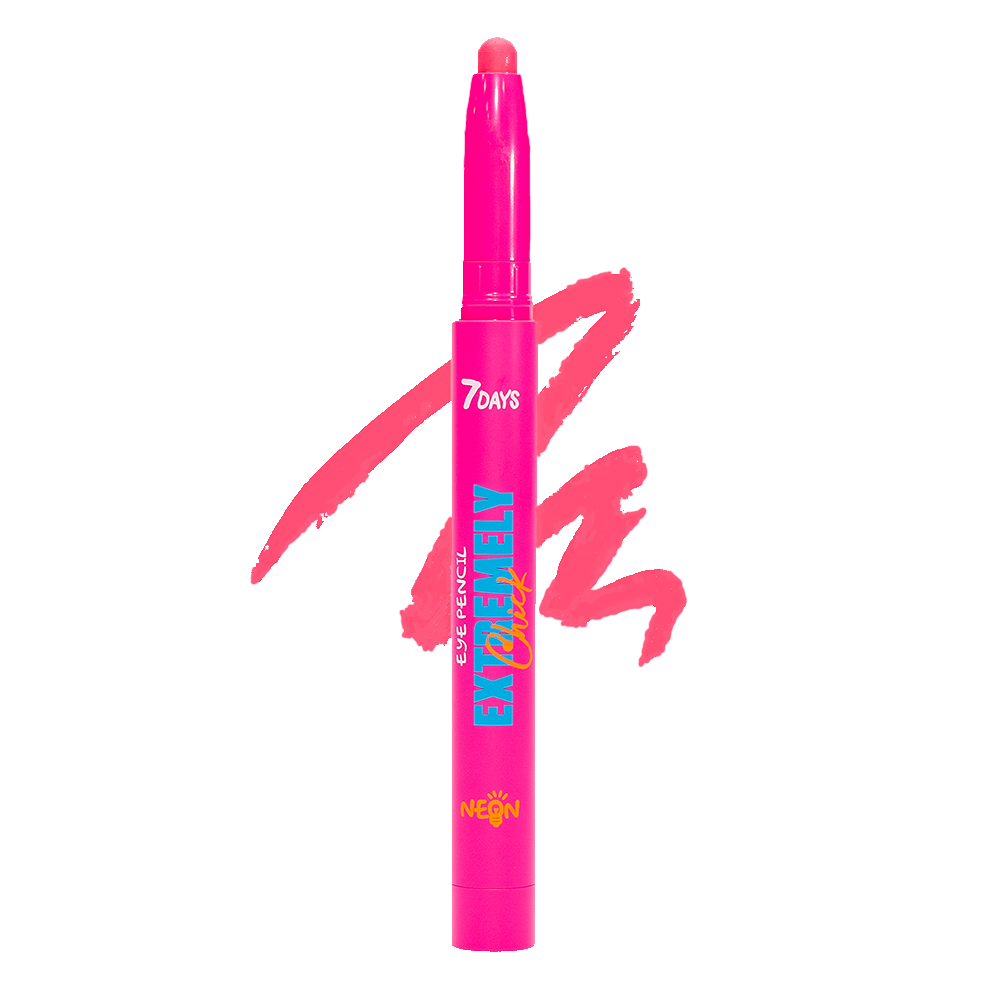 Купить Карандаш 7DAYS кайал для век розовый EXTREMELY CHICK Neon 404 Pop diva, 1, 3 г