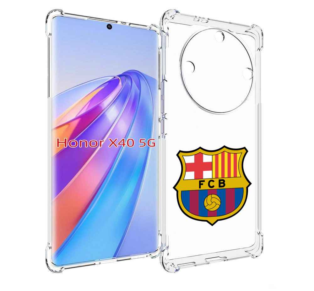 

Чехол MyPads ФК FCB Барселона для Honor X40, Прозрачный, Tocco
