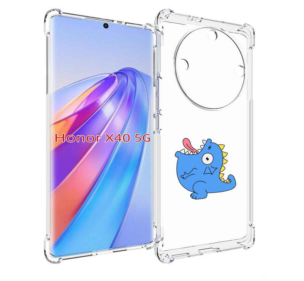 

Чехол MyPads голубая-рыбка для Honor X40, Прозрачный, Tocco