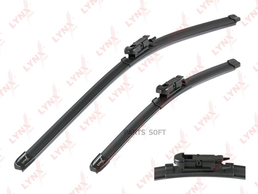 

Щетка стеклоочистителя бескаркасная, комплект 600/380мм LYNXauto