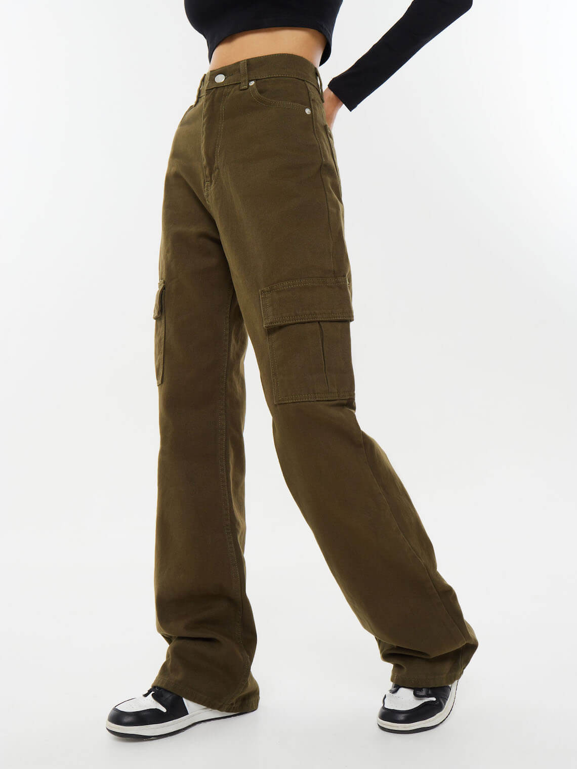 

Джинсы женские Feelz Cargo Palazzo 02 хаки 29, Cargo Palazzo 02