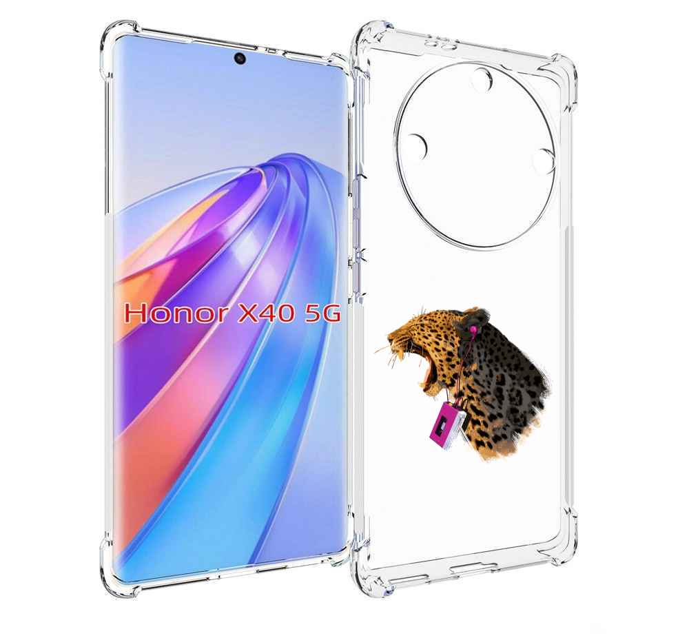 

Чехол MyPads MP3 для Honor X40, Прозрачный, Tocco