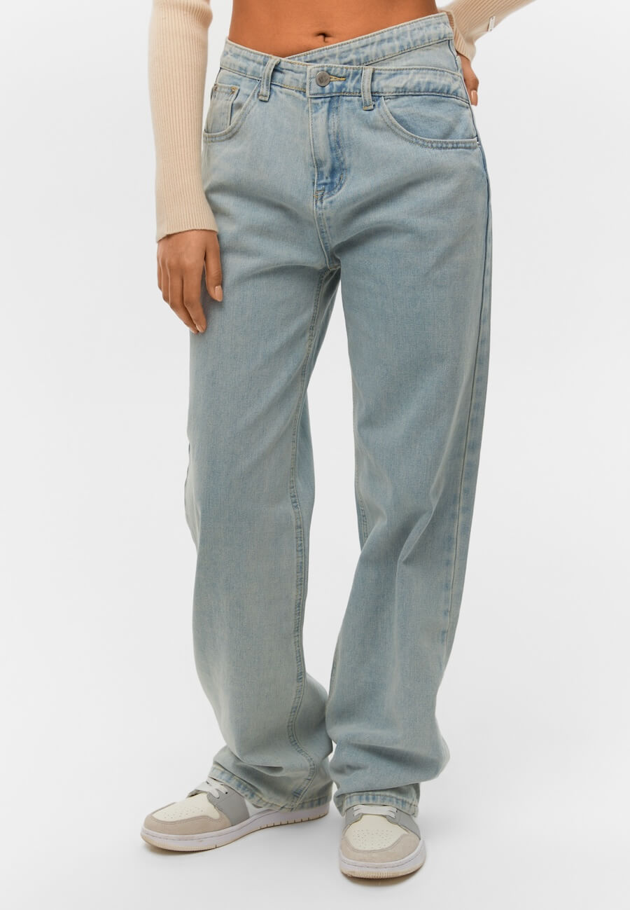 

Джинсы женские Feelz Low waist 01 голубые S, Голубой, Low waist 01