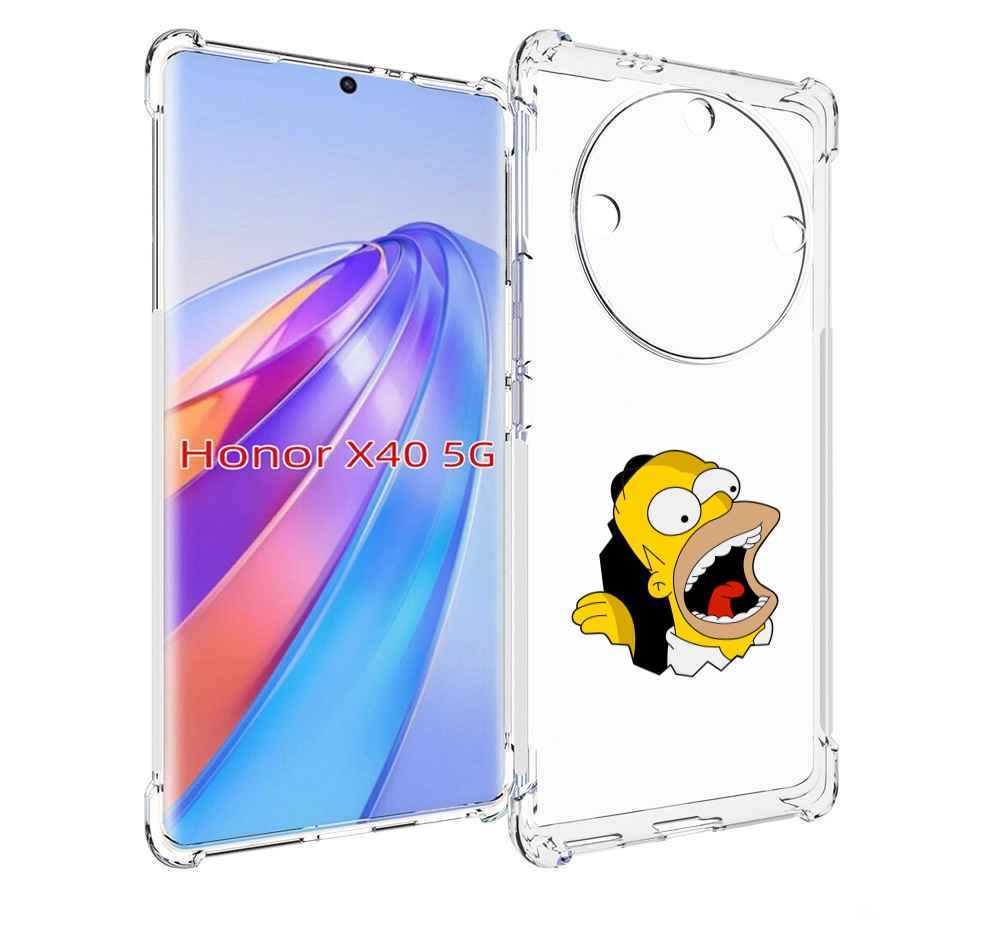 

Чехол MyPads гомер-голодный для Honor X40, Прозрачный, Tocco