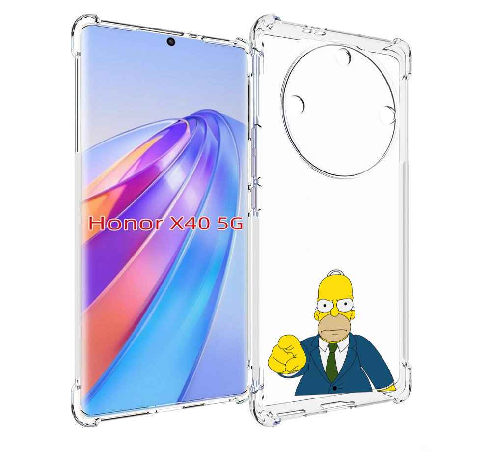 

Чехол MyPads гомер-злой для Honor X40, Прозрачный, Tocco
