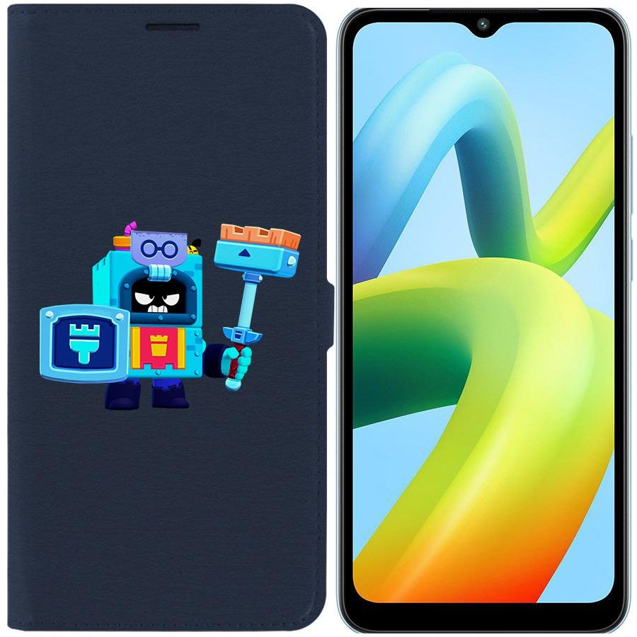 

Чехол-книжка Eco Book для Xiaomi Redmi A1+ Brawl Stars-Эш