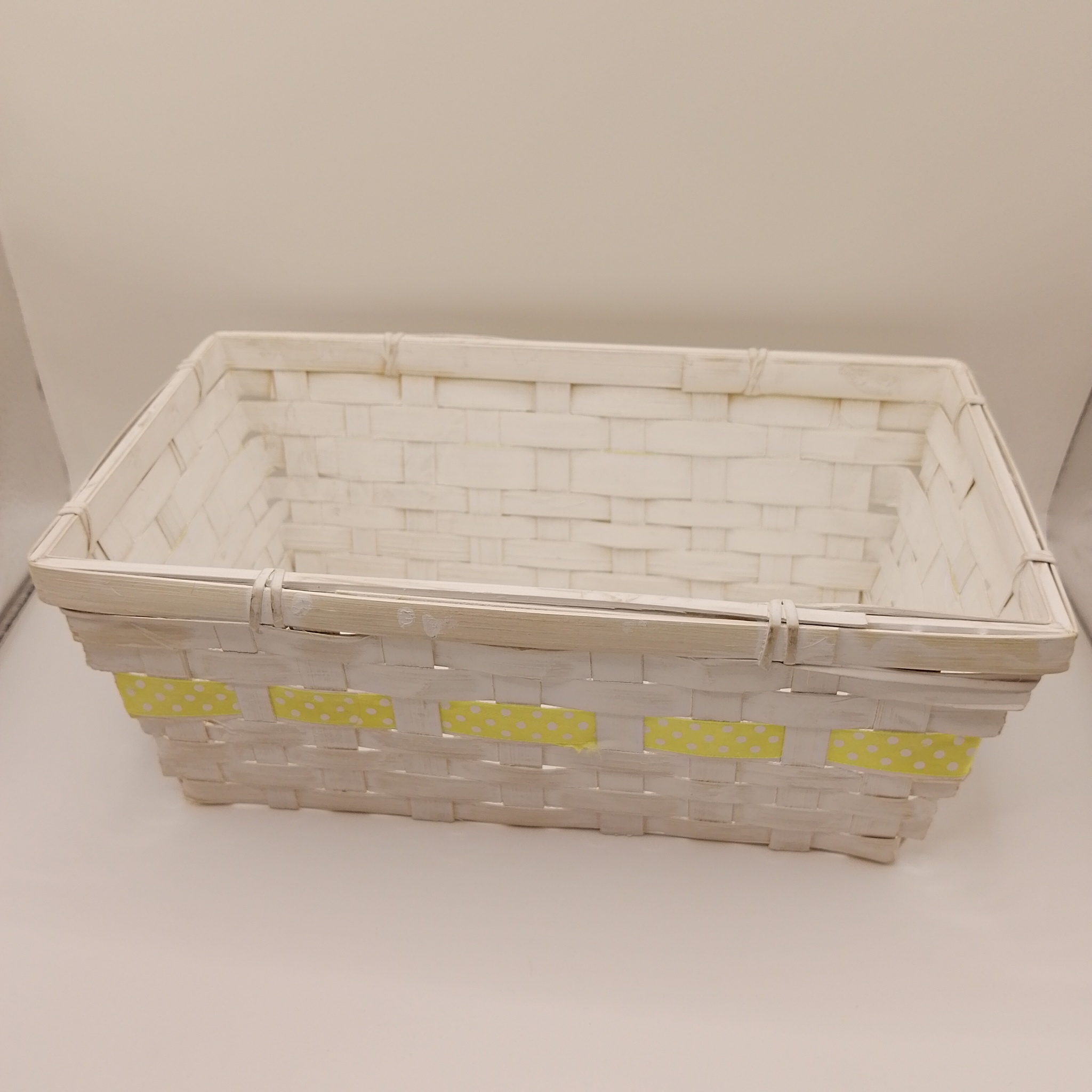 

Корзина декоративная с орнаментом M140030L, Белый