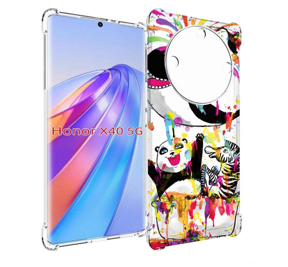 

Чехол MyPads Хиппи кит для Honor X40, Прозрачный, Tocco