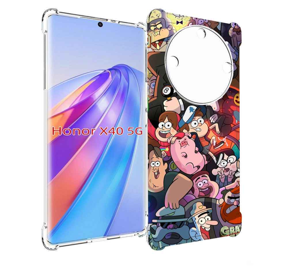 

Чехол MyPads гравити-фолз для Honor X40, Прозрачный, Tocco