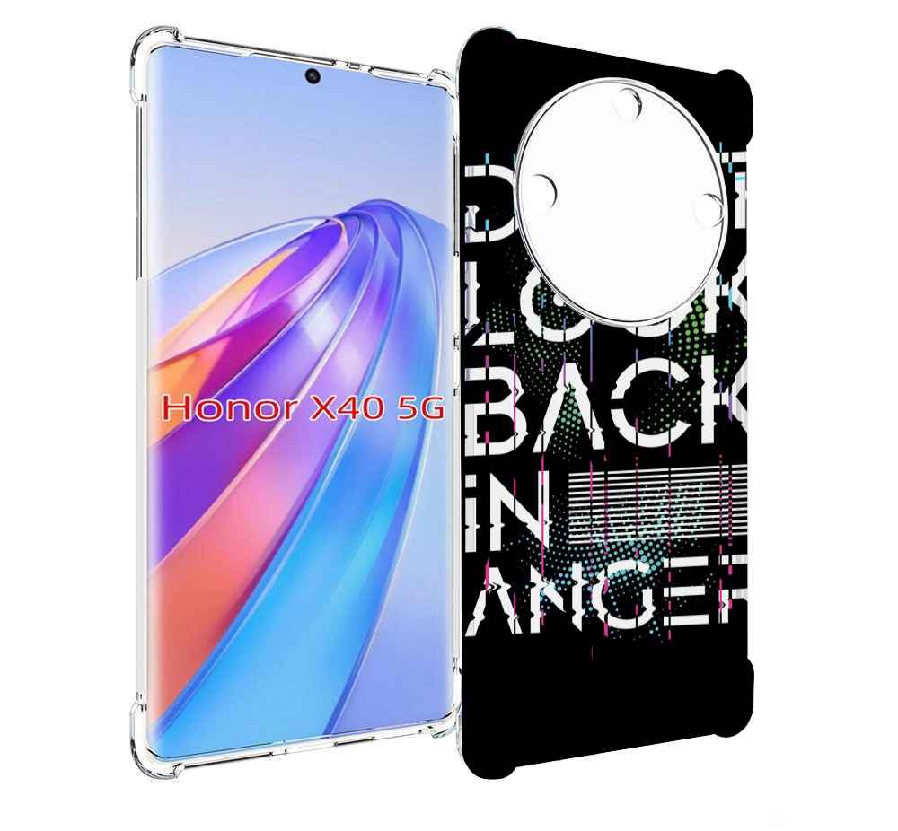 

Чехол MyPads графический-текст для Honor X40, Прозрачный, Tocco