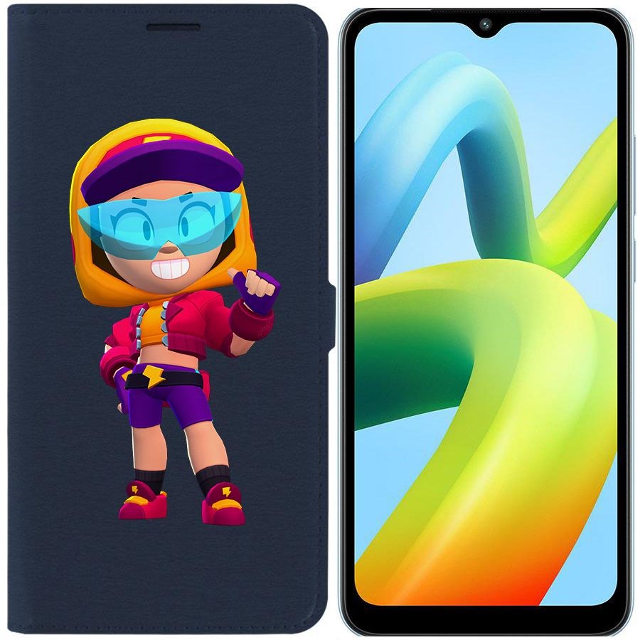 

Чехол-книжка Eco Book для Xiaomi Redmi A1+ Brawl Stars-Стритстайл Макс