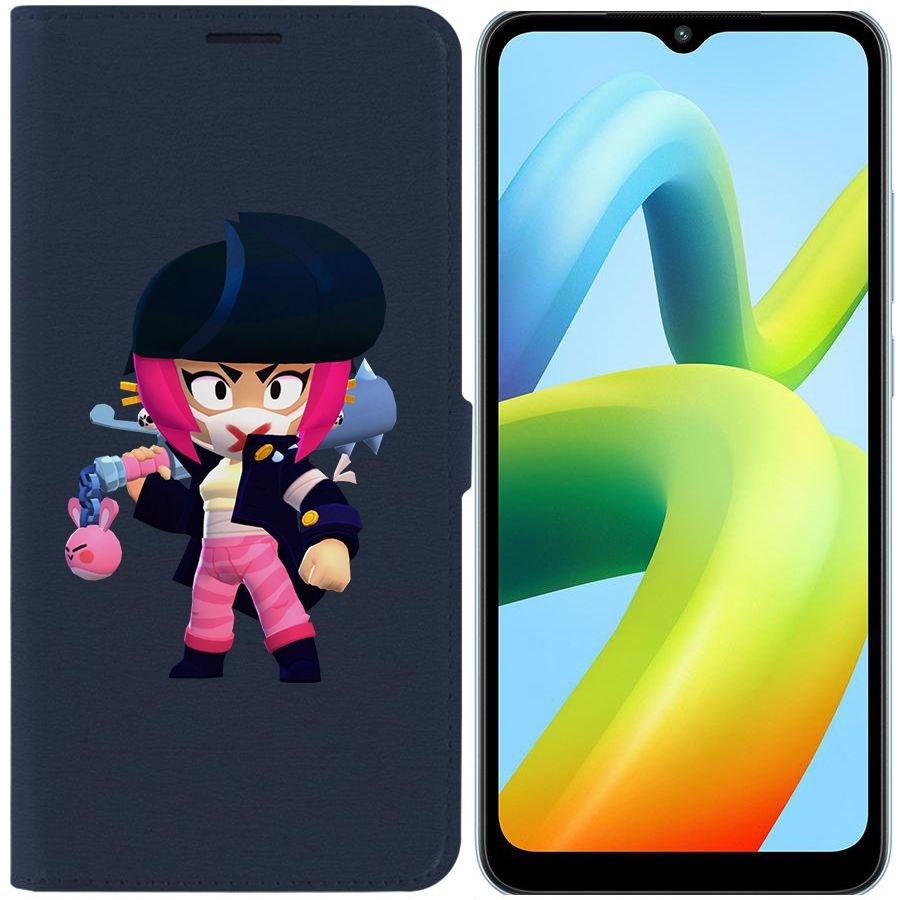 

Чехол-книжка Eco Book для Xiaomi Redmi A1+ Brawl Stars-Ужасная Биби
