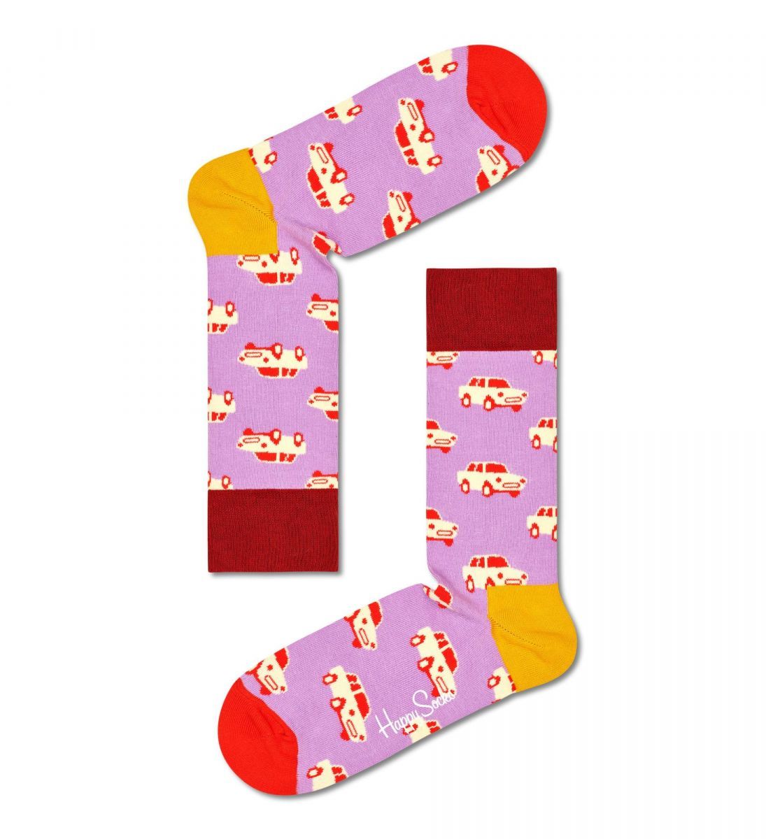 

Носки унисекс Happy Socks CAR01 5000 фиолетовые 25, CAR01 5000