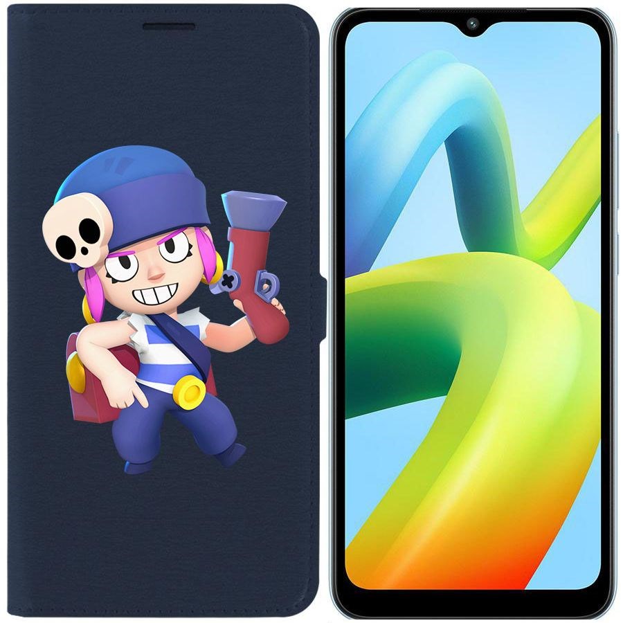 

Чехол-книжка Eco Book для Xiaomi Redmi A1+ Brawl Stars-Пенни
