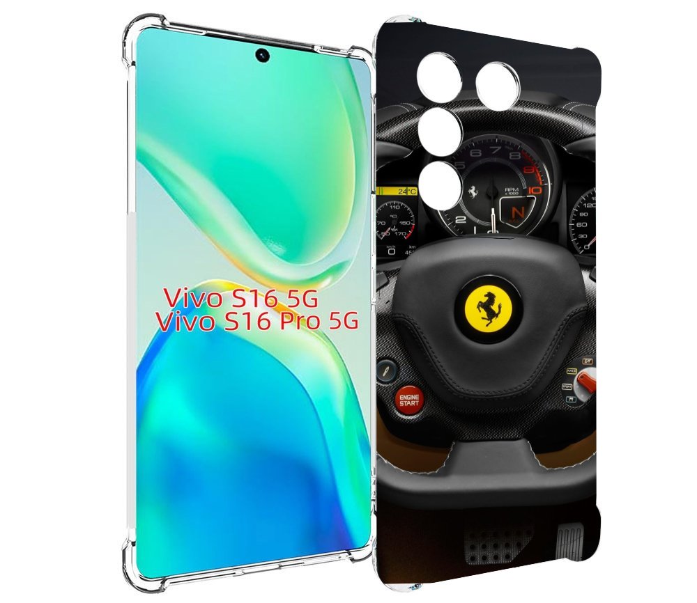 

Чехол MyPads Ферарри для Vivo S16 5G/S16 Pro 5G/V27/V27 Pro, Tocco