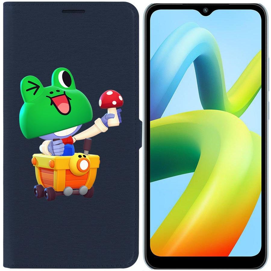 

Чехол-книжка Eco Book для Xiaomi Redmi A1+ Brawl Stars-Леонард Карл