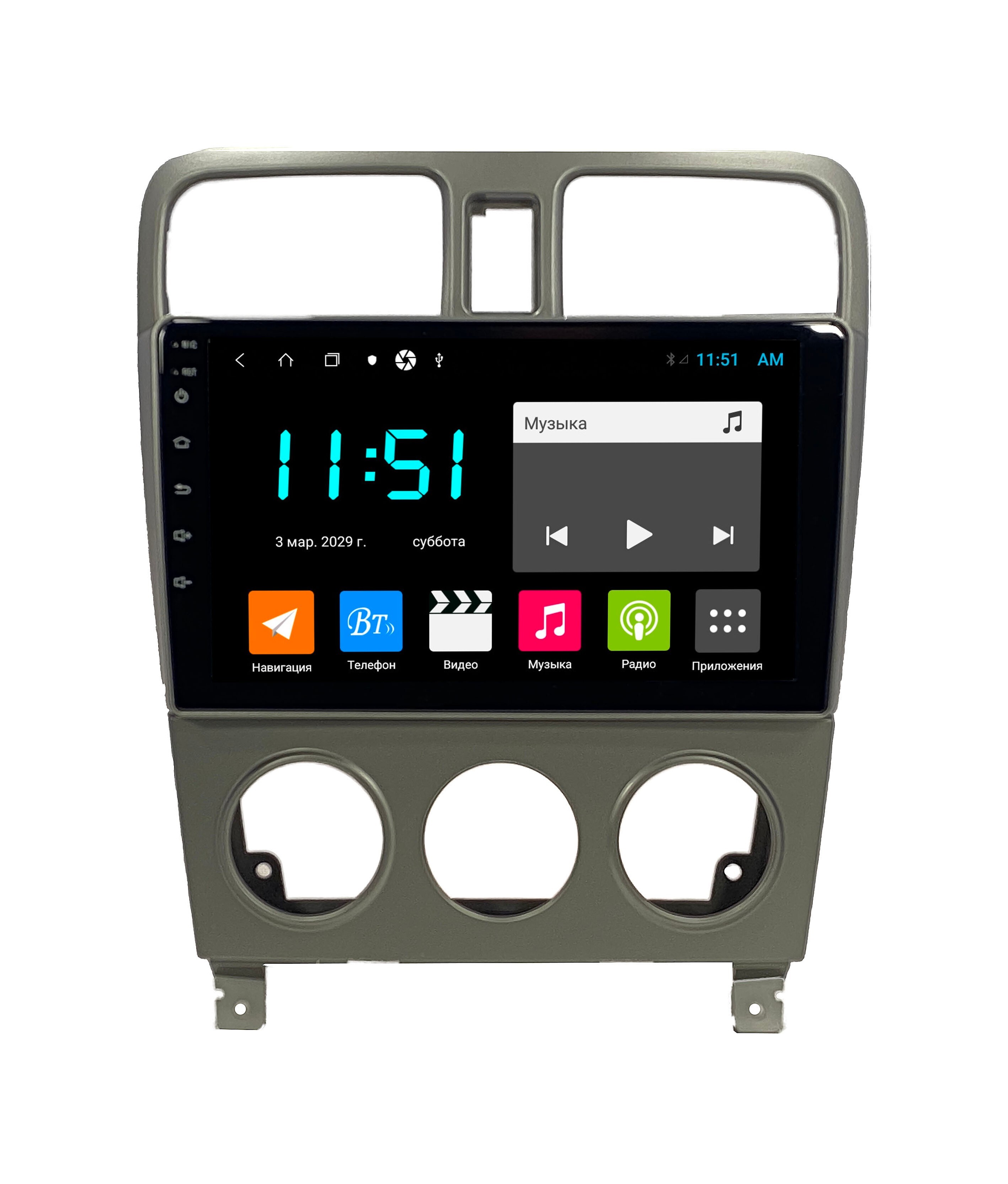 Штатная автомагнитола Zenith Subaru Forester 2002-2008 Android 12 464GB Мультируль 3035500₽