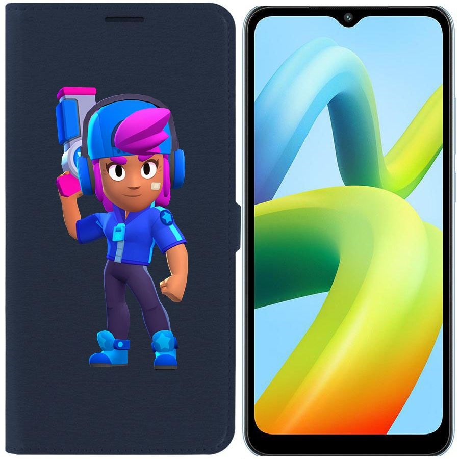 

Чехол-книжка Eco Book для Xiaomi Redmi A1+ Brawl Stars-Звёздная Шелли