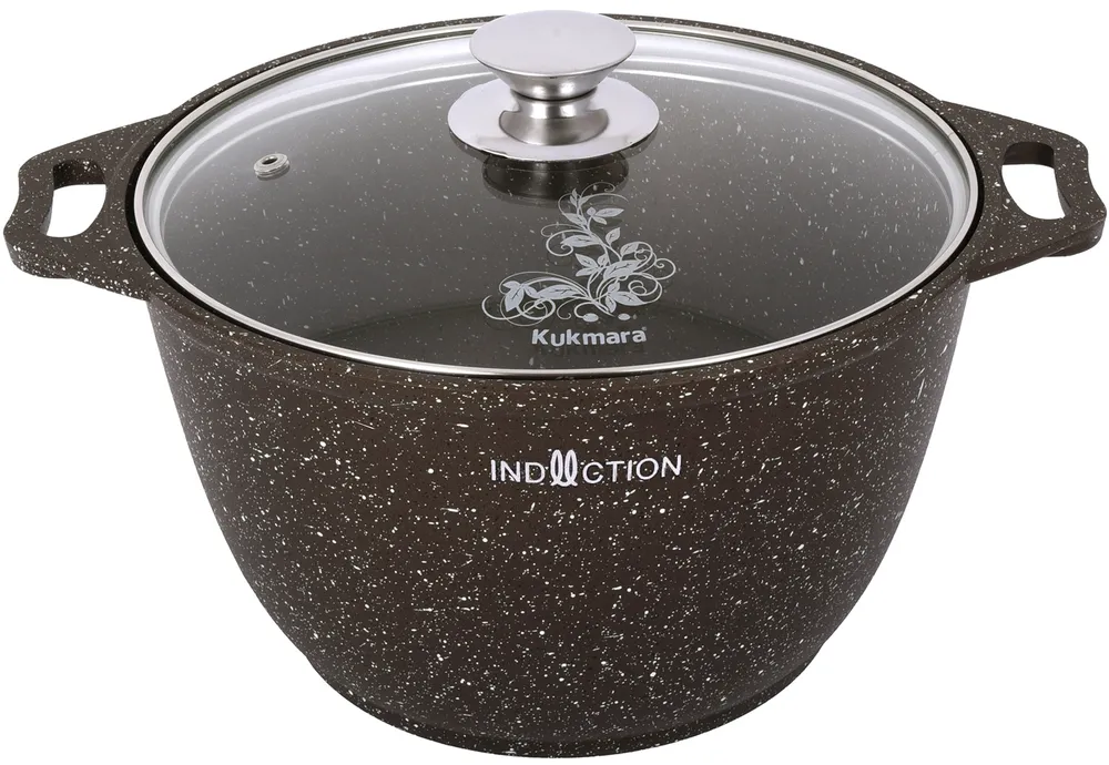 

Кастрюля Kukmara Marble Induction 4L Coffee кмки42а, Коричневый