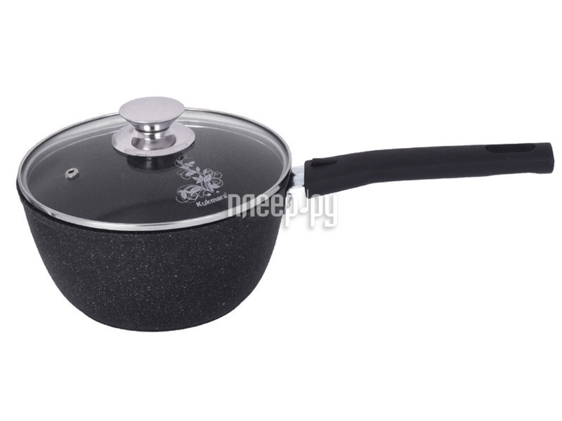 

Кастрюля Kukmara Мраморная 1.5L Black кмт17а