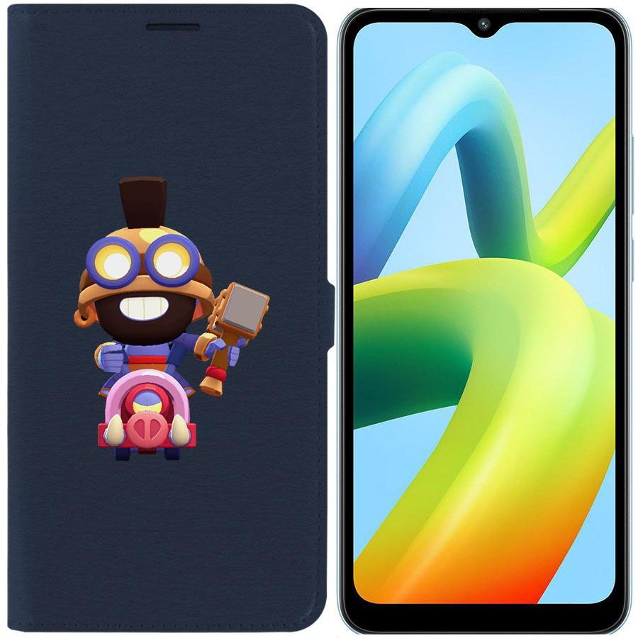 

Чехол-книжка Eco Book для Xiaomi Redmi A1+ Brawl Stars-Карл Всадник на кабане