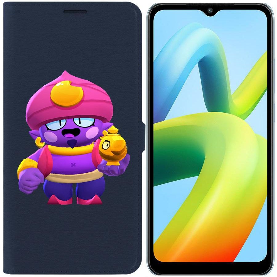 

Чехол-книжка Eco Book для Xiaomi Redmi A1+ Brawl Stars-Джин