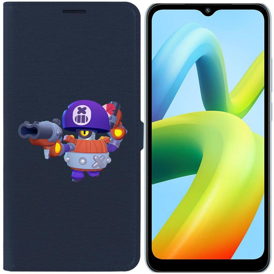 

Чехол-книжка Eco Book для Xiaomi Redmi A1+ Brawl Stars-Дэррил