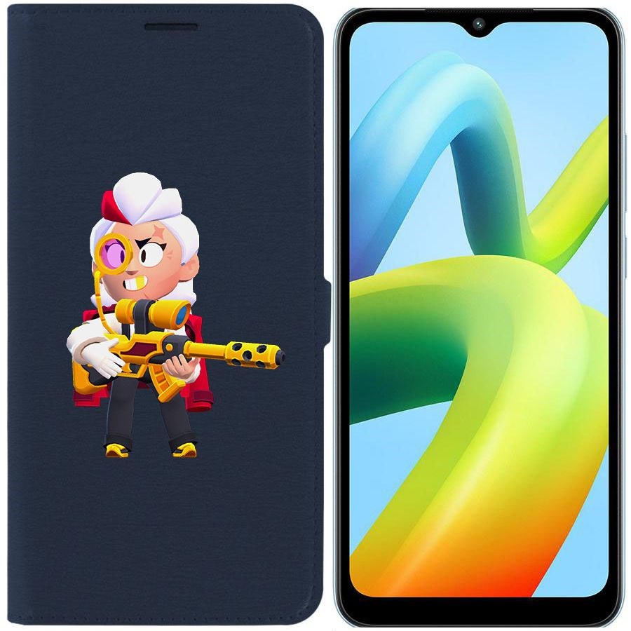 

Чехол-книжка Eco Book для Xiaomi Redmi A1+ Brawl Stars-Белль Голдхэнд