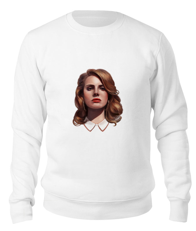 

Свитшот унисекс Printio Lana del rey белый S, Lana del rey