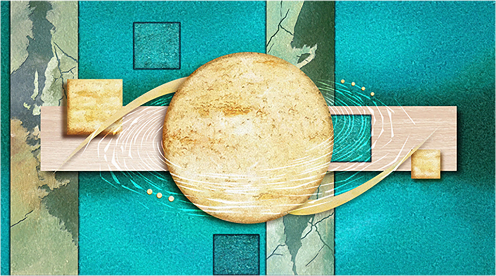 

Картина на холсте с подрамником ХитАрт В бирюзе 60x33 см, 5144