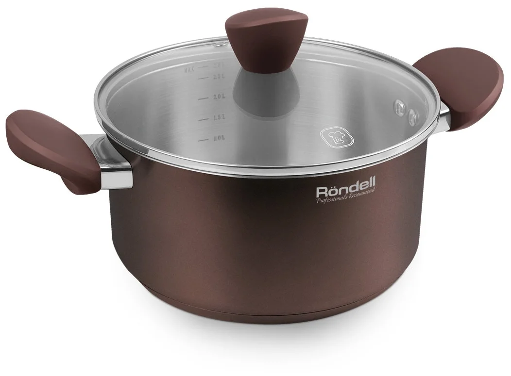 

Кастрюля Rondell Kortado 20х10см 2.8 л