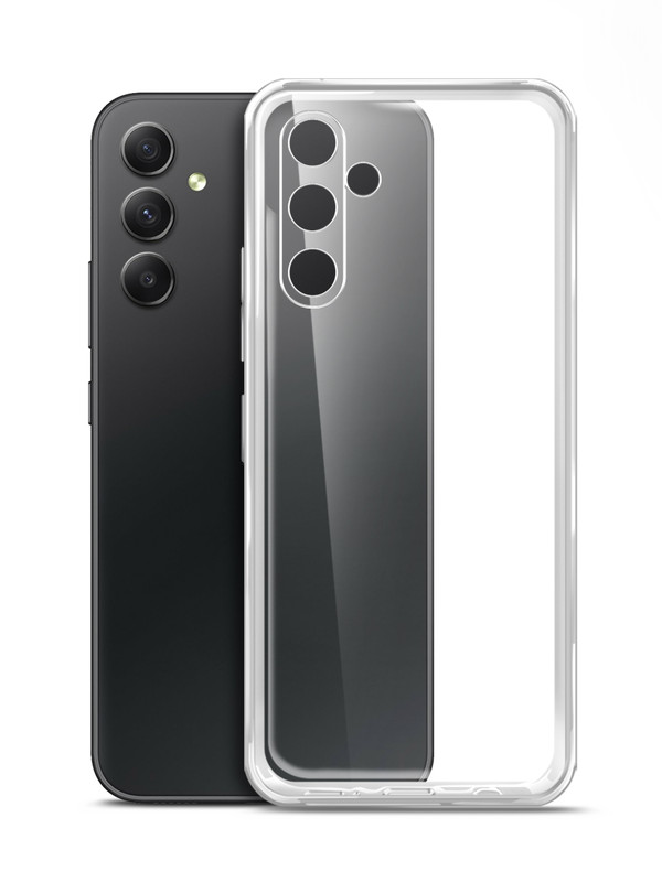 

Чехол Brozo на Samsung Galaxy A34, силиконовый прозрачный, Samsung Galaxy A34