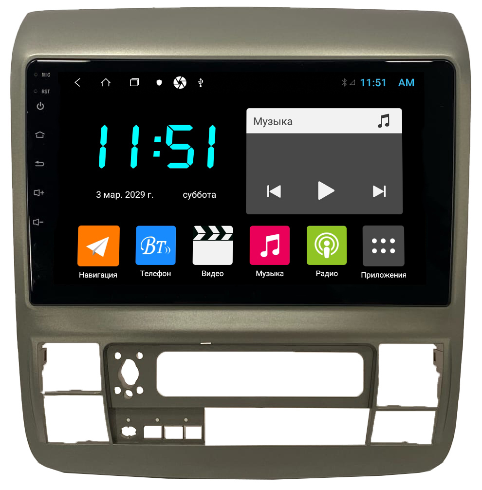 Штатная автомагнитола Zenith Toyota Alpfard Тойота Альфард 2005-2008 Android 12 464GB 3191400₽