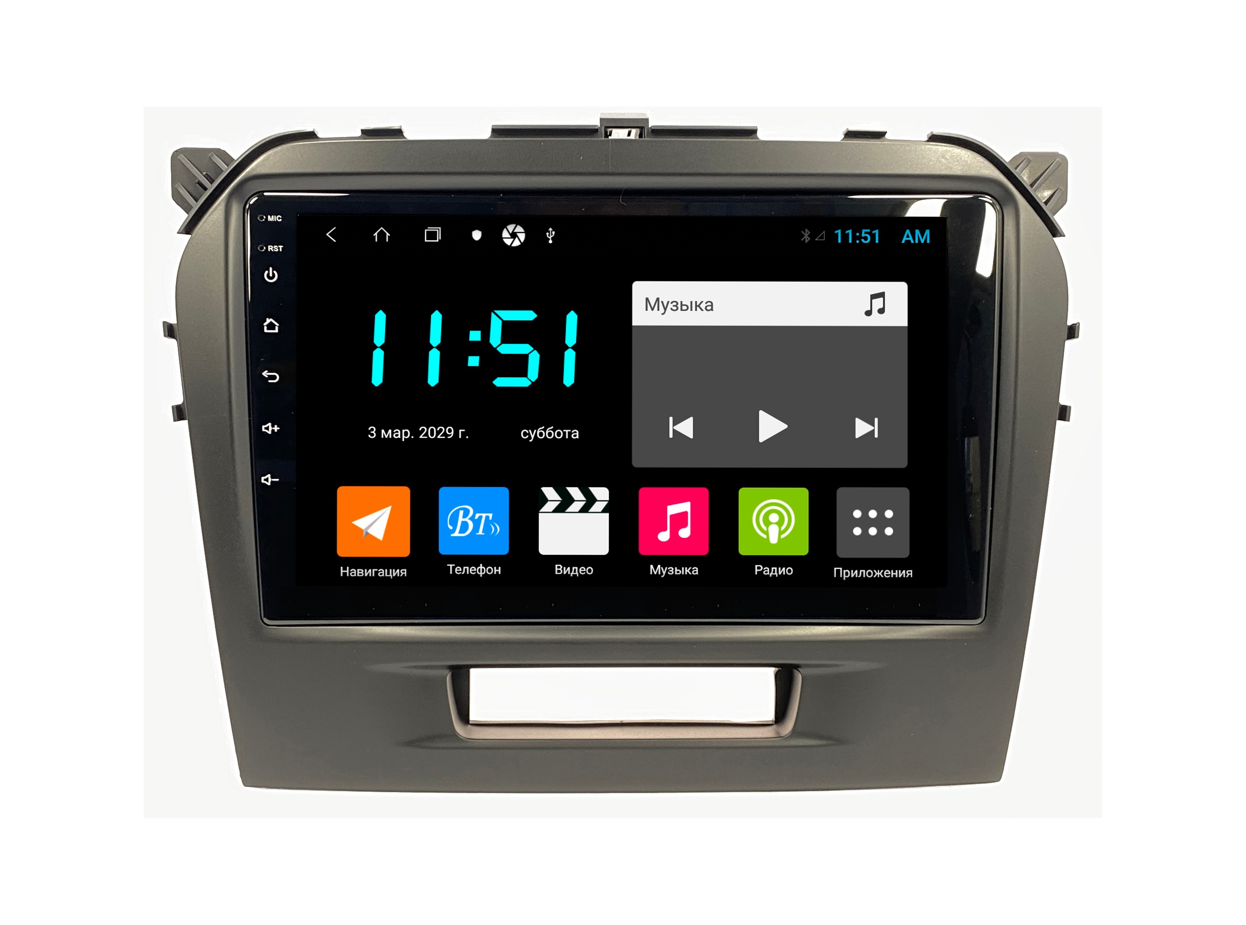 Штатная автомагнитола Zenith Suzuki Vitara 2016 464GB Android 12 Мультируль ШГУ 3021300₽