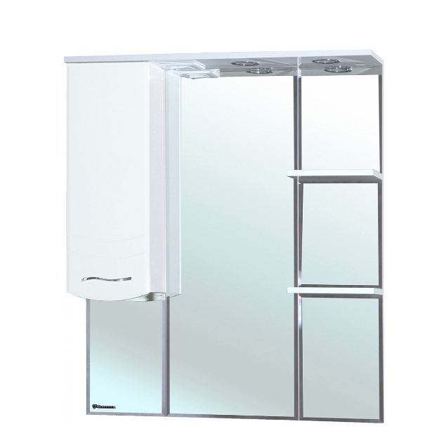 

Зеркало-шкаф Bellezza Мари 85 L белый 4612914002016, Мари