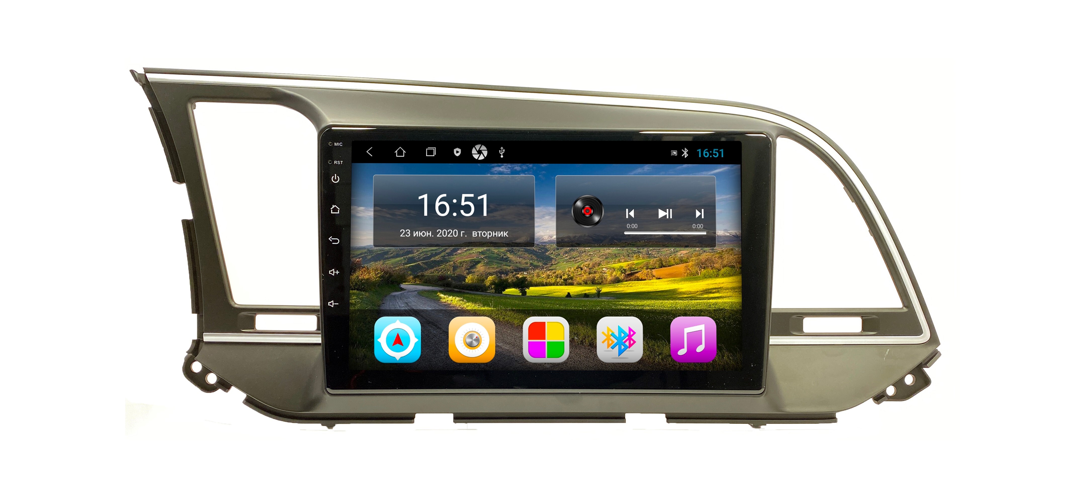 Штатная автомагнитола Zenith Hyundai Elantra 2015-2018 Android 12 216GB Мультируль 1792800₽