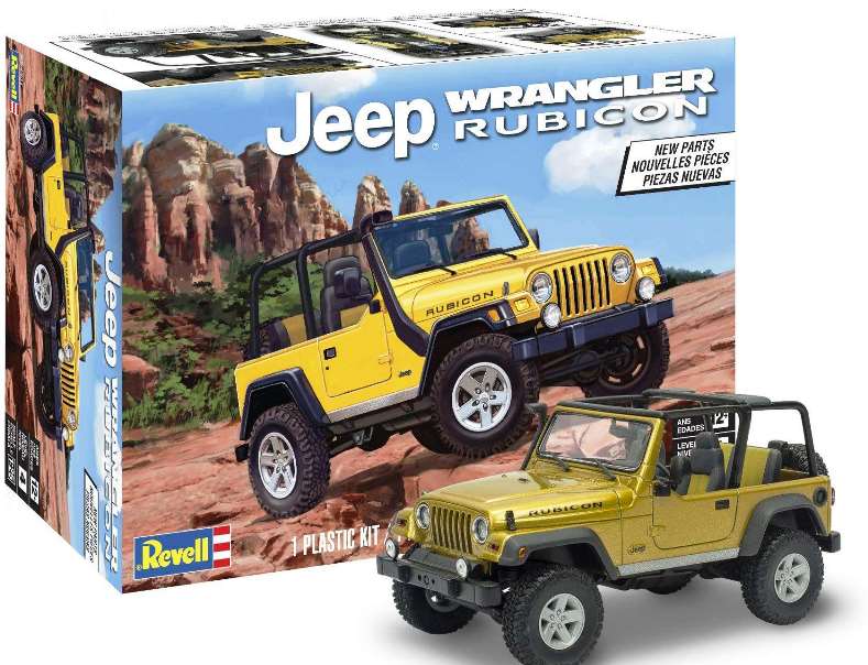 

Сборная модель Revell 1/25 Автомобиль Jeep Wrangler Rubicon 14501