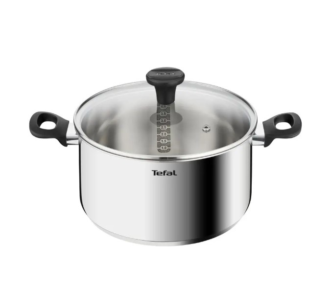

Кастрюля с крышкой Tefal Edition G7404674, Natalie 24см, Серебристый