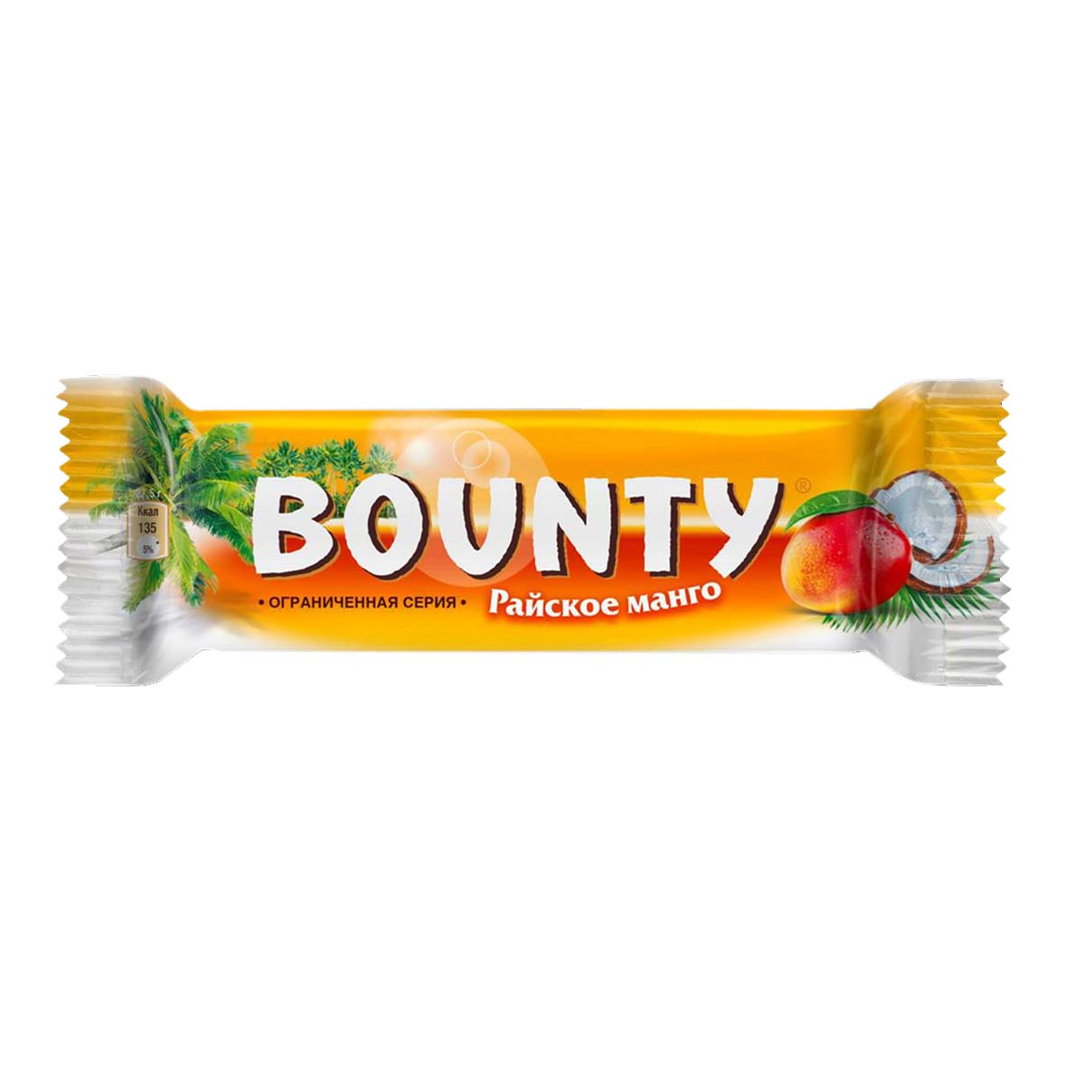 фото Шоколадные батончики bounty райское манго мини